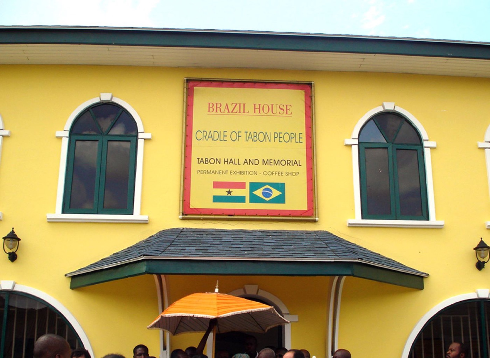 Brazil House heritage building in Jamestown, Accra