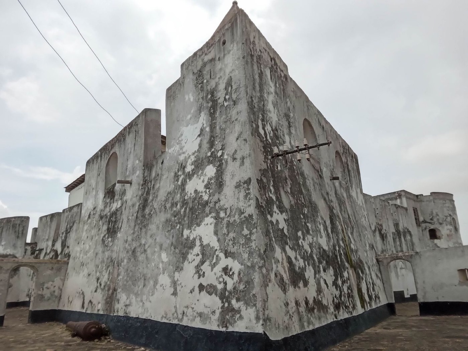 Fort San Sebastian at Shama on Ghana's western coast
