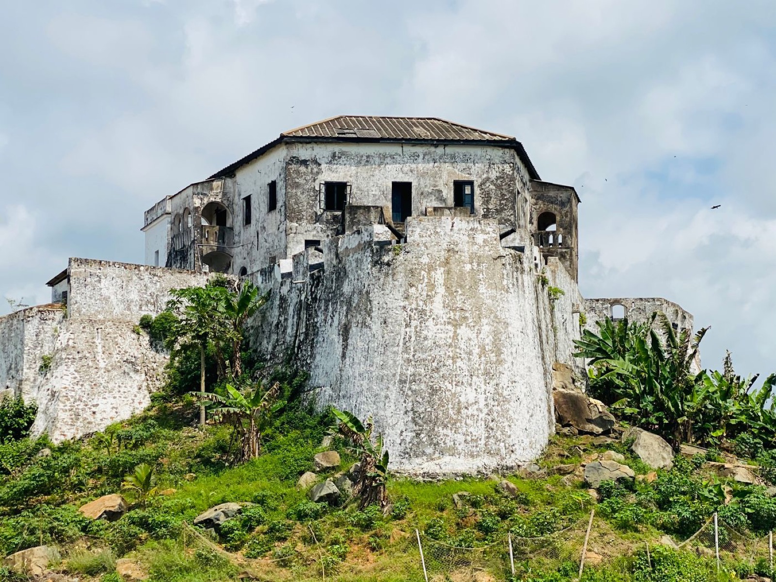 Fort Santo Antonio above Axim on Ghana's western coast